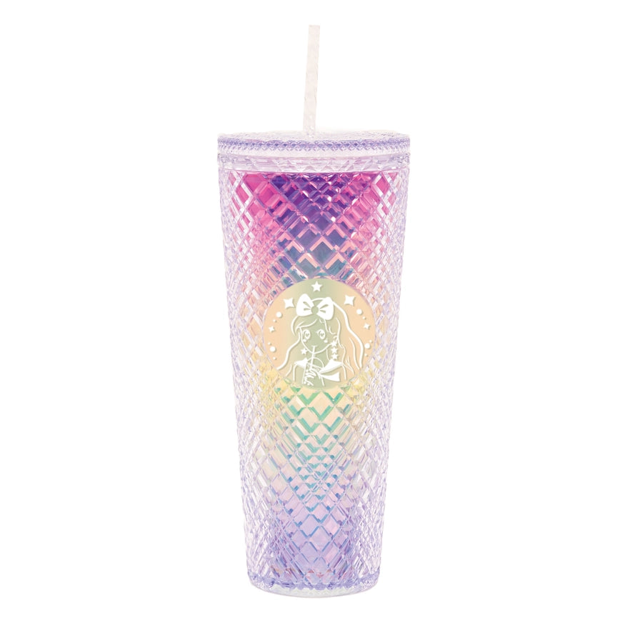 Tall Dazzling Sunset Jewel Holographic Tumbler