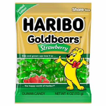 Haribo Strawberry Goldbears Gummies Bag