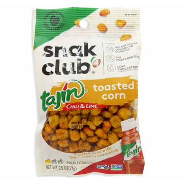Snak Club Tajin Chili and Lime Toasted Corn Snack Mix Bag