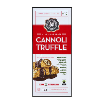 C3 Cannoli Truffle Milk Chocolate Bar