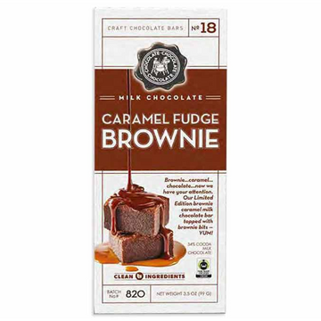 C3 Caramel Fudge Brownie Milk Chocolate Bar