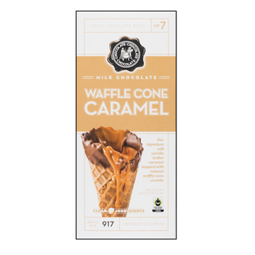 C3 Waffle Cone Caramel Milk Chocolate Bar