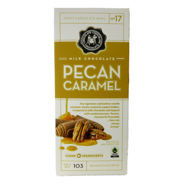 C3 Pecan Caramel Milk Chocolate Bar