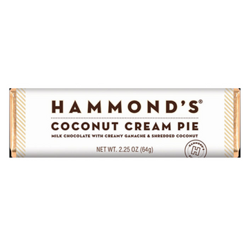 Hammond's Coconut Cream Pie Milk Chocolate Bar
