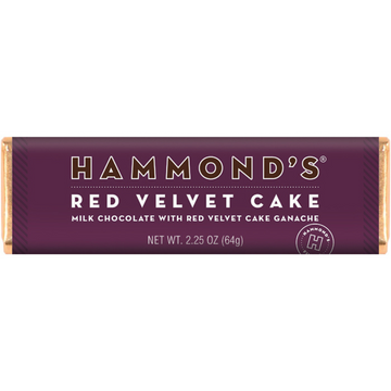 Hammond's Red Velvet Cake Milk Chocolate Bar