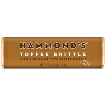 Hammond's Toffee Brittle Dark Chocolate Bar