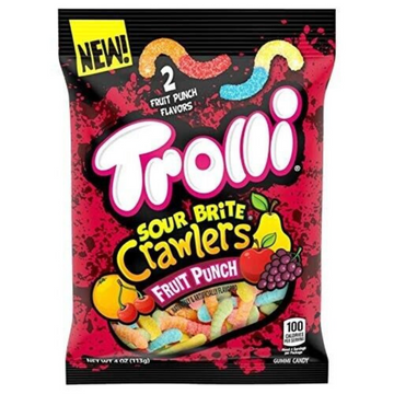 Trolli Sour Brite Crawler Fruit Punch Gummies