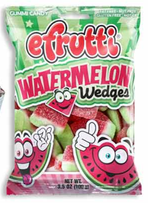 E Frutti Watermelon Wedges Gummies