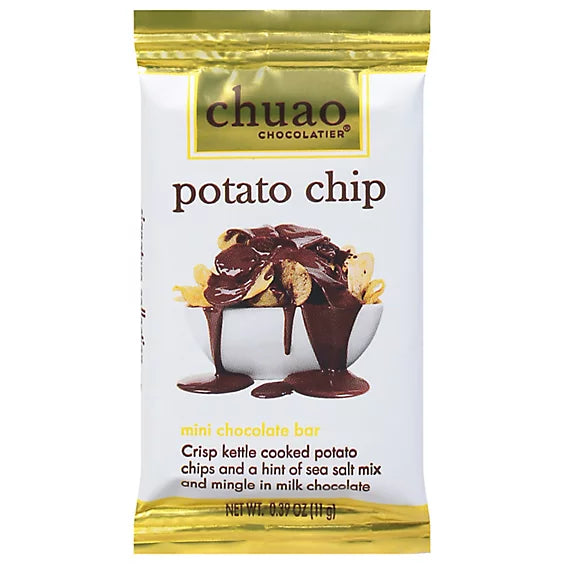 Chuao Mini Chocolate Bar with Potato Chips The Candy Closet