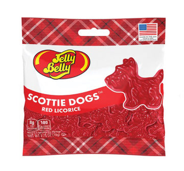 Jelly Belly Scottie Dogs Red Licorice Jelly Beans