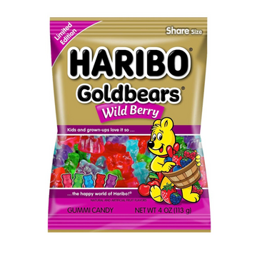 Haribo Wild Berry Goldbear Gummies