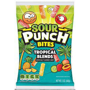 Sour Punch Tropical Blends Bites