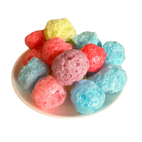 Freeze Dried Jolly Puffs, Candy Snack, Sweet Fruity Candy, Sweet Snack, Candy Puffs.