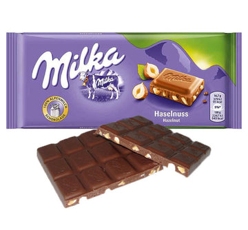 Milka Broken Hazelnut Chocolate Bar