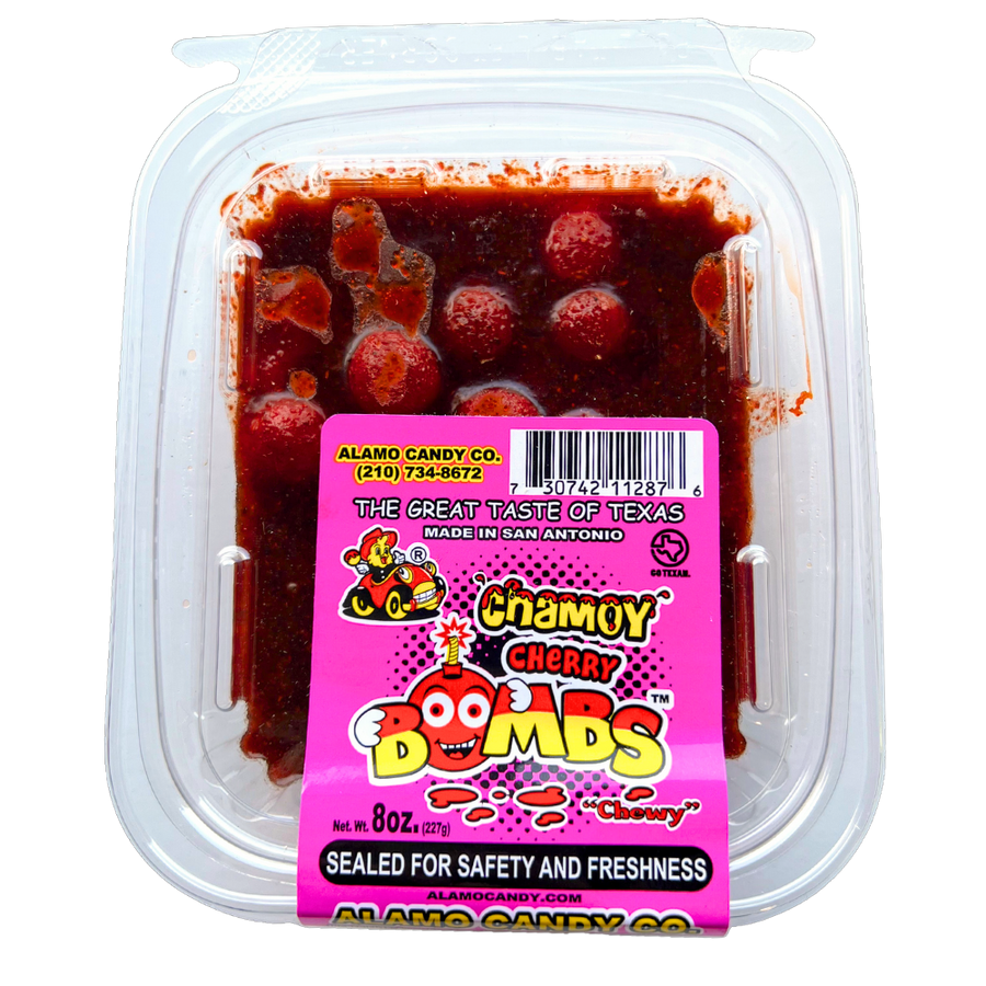 Alamo Candy Co. Chamoy Cherry Bombs Tub