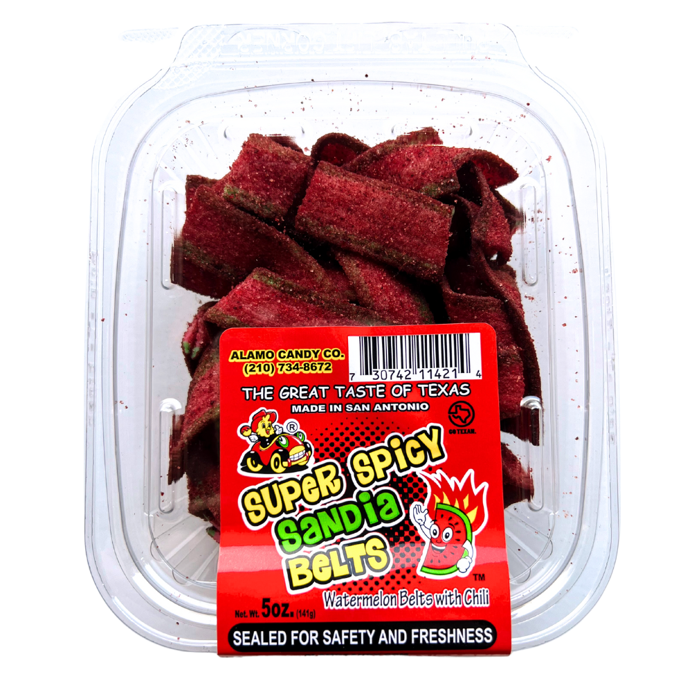 Alamo Candy Super Spicy Sandia Belts Tub