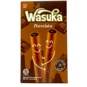Wasuka Wafer Creamy Chocolate Rolls