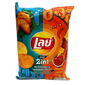 Lay's 2-in-1 Chicken Wings and Sriracha Potato Chips