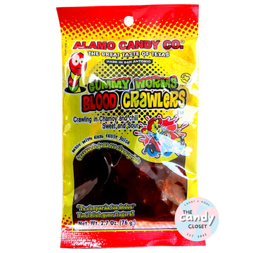 Alamo Candy Chamoy Bloody Gummy Worms