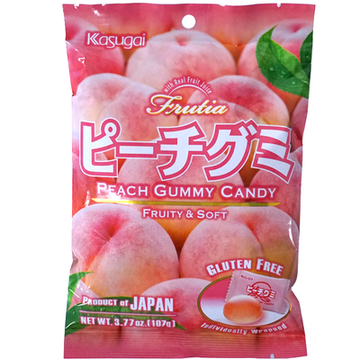 Kasugai Peach Gummy Candy
