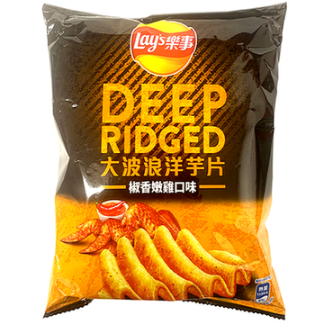 Lay's Deep Ridged Spicy Tender Chicken Potato Chips