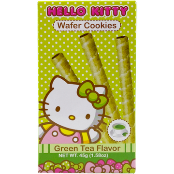 Hello Kitty Green Tea Wafer Cookies
