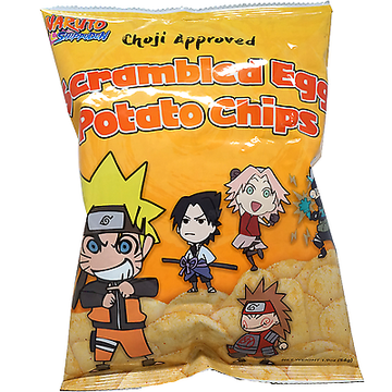 Naruto Shippuden Scrambled Egg Potato Chips