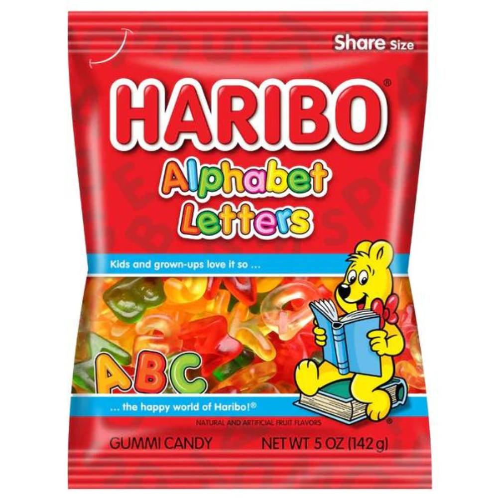 Haribo Alphabet Letters Gummies