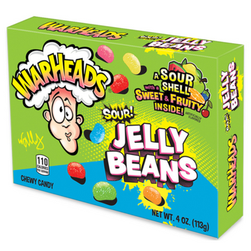Warheads Sour Jelly Beans Theater Box