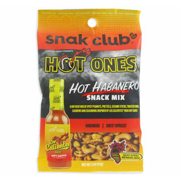 Snak Club Hot Ones Habanero Snack Mix Bag