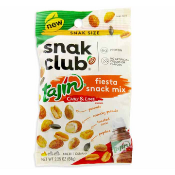 Snak Club Tajin Chili and Lime Fiesta Snack Mix Bag