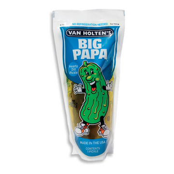 Van Holten's Big Papa Dill Pickle in a Pouch