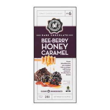 C3 Bee Berry Honey Caramel Dark Chocolate Bar