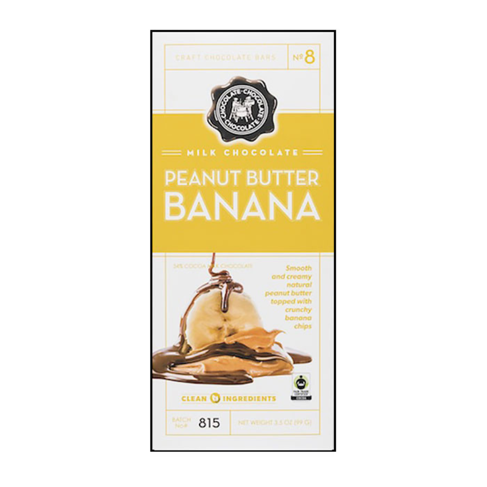 C3 Milk Chocolate Peanut Butter Banana Chocolate Bar | The Candy Closet