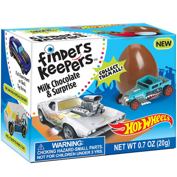 Hot Wheels Finders Keepers Egg with Toy Box