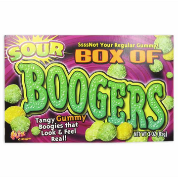 Sour Boogers Gummies Theatre Box