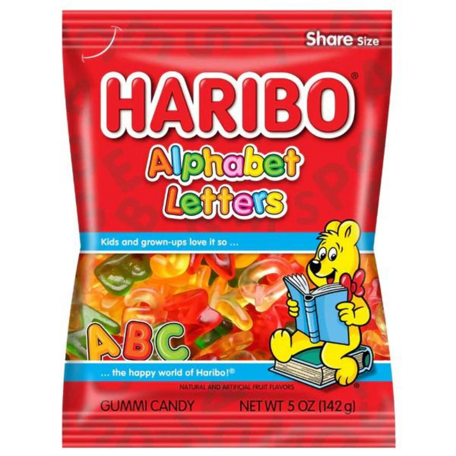 Haribo Alphabet Letters Gummies