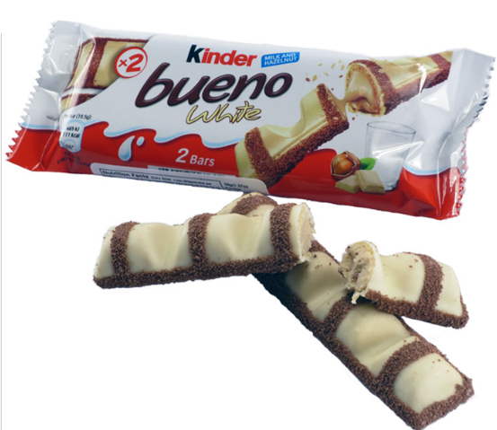 Kinder Bueno White Chocolate Hazelnut Bar