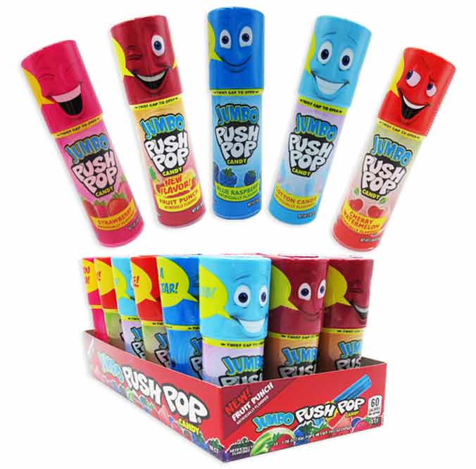 Push Pop Jumbo Candy