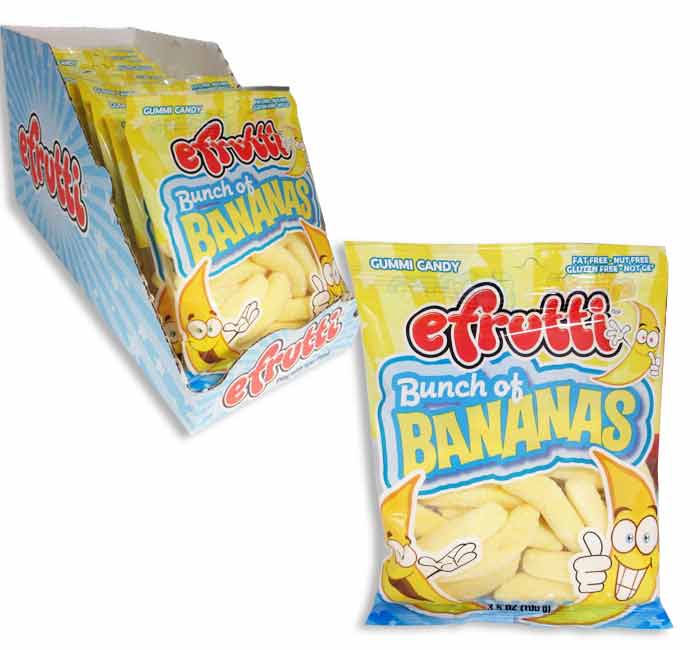 E Frutti Bunch of Bananas Gummies