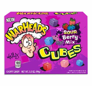 Warheads Berry Cubes Theater Box