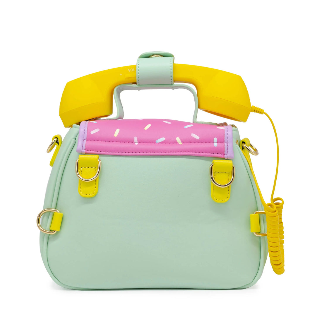 Retro Phone Convertible Handbag -  Ice Cream Dream