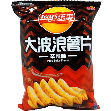 Lay's Pure Spicy Wavy Potato Chips
