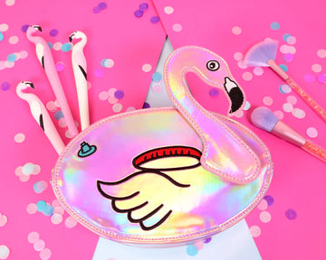 Pink Flamingo Floaty Party Handbag