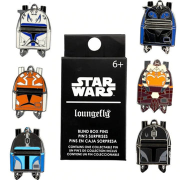 Loungefly Star Wars Helmets Backpacks Enamel Pin Mystery Box