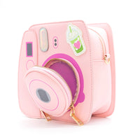 Pastel Pink Polaroid Camera Handbag