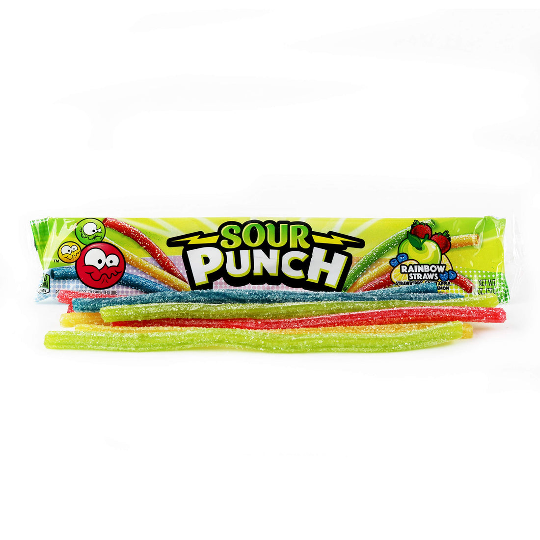 Sour Punch Rainbow Straws