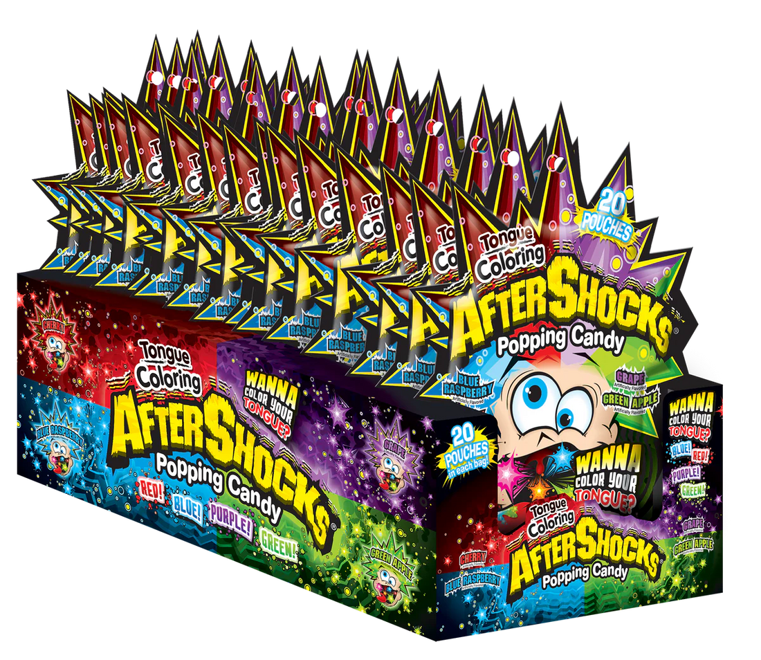 Aftershocks Tongue Color Painting Popping Candy