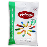 Albanese Sour 12 Flavor Mini Gummi Worms