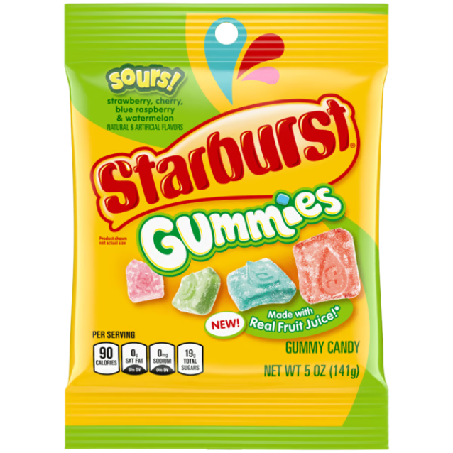 Starburst Sours! Gummies